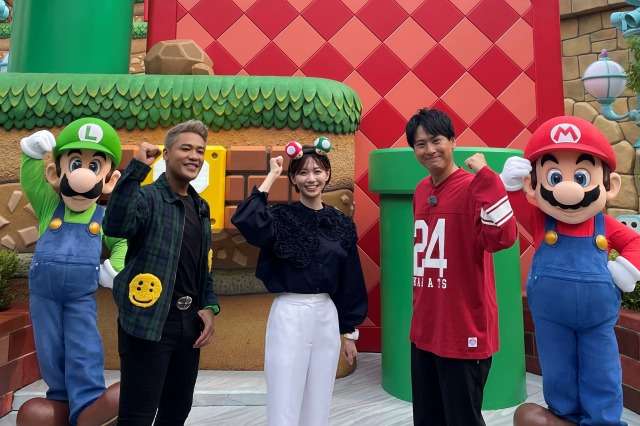 三代目JSB山下健二郎＆ELLY、USJの新たな魅力を満喫　ニンテンドー・ワールド＆クールジャパンを調査｜秋田魁新報電子版