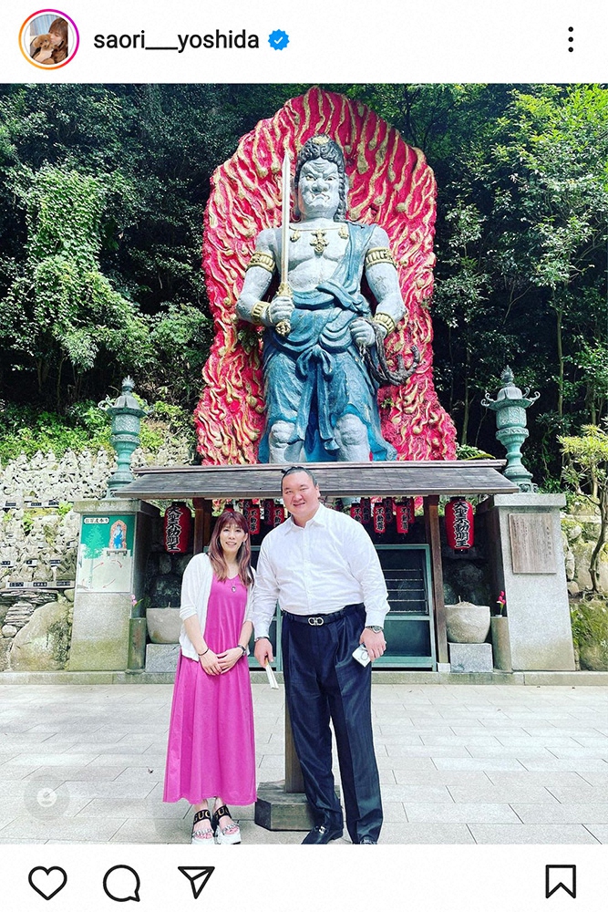 吉田沙保里さん　元横綱・白鵬と最強過ぎる2ショット　フォロワー驚き「凄い偶然」「最強同士の鉢合わせ」― スポニチ Sponichi Annex 芸能