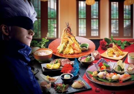 USJ『呪術廻戦』レストラン登場 都立呪術高専食堂でリアルな五条悟も フード＆グッズ公開