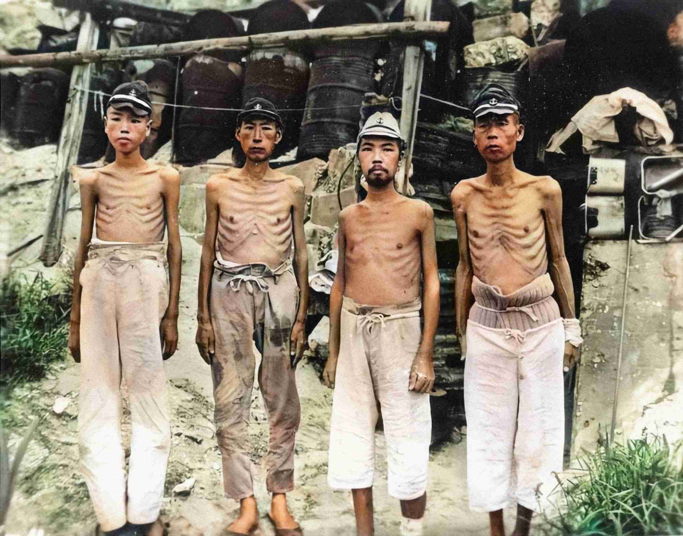 〈写真多数〉あばら骨がクッキリ浮き出た日本兵、強制収容所で体操する少女…カラー化した写真で振り返る“戦時下のリアル”（文春オンライン） - Yahoo!ニュース