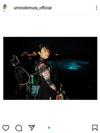 木村文乃 ダイビングのスーツ姿に「ドレスかと思った」「激可愛い」「めちゃ神秘的」と反響
