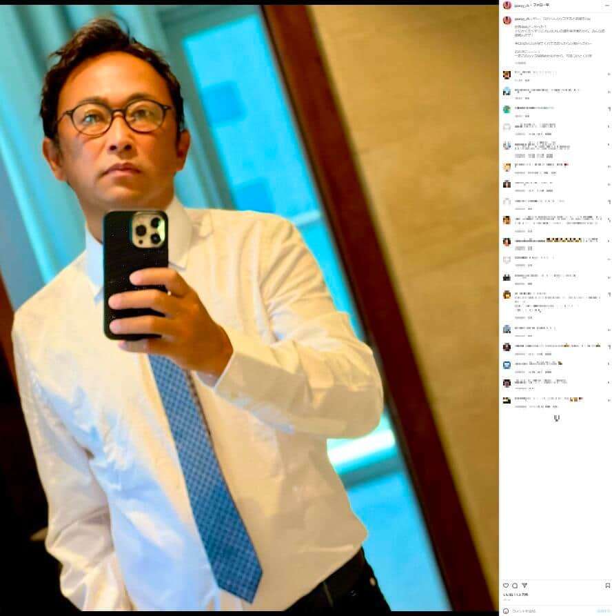 ガーシー氏「ザ・ファブル」漫画家からの似顔絵に大興奮　「顔怖い」「いかつ過ぎ」驚く声: J-CAST ニュース