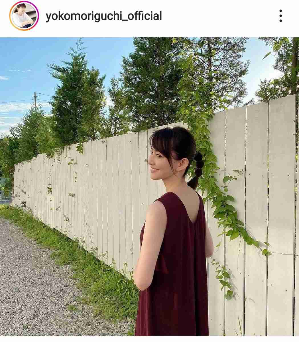森口瑤子、ポニテ＆ノースリワンピの私服姿に「いつまでもかわいい」と驚きの声