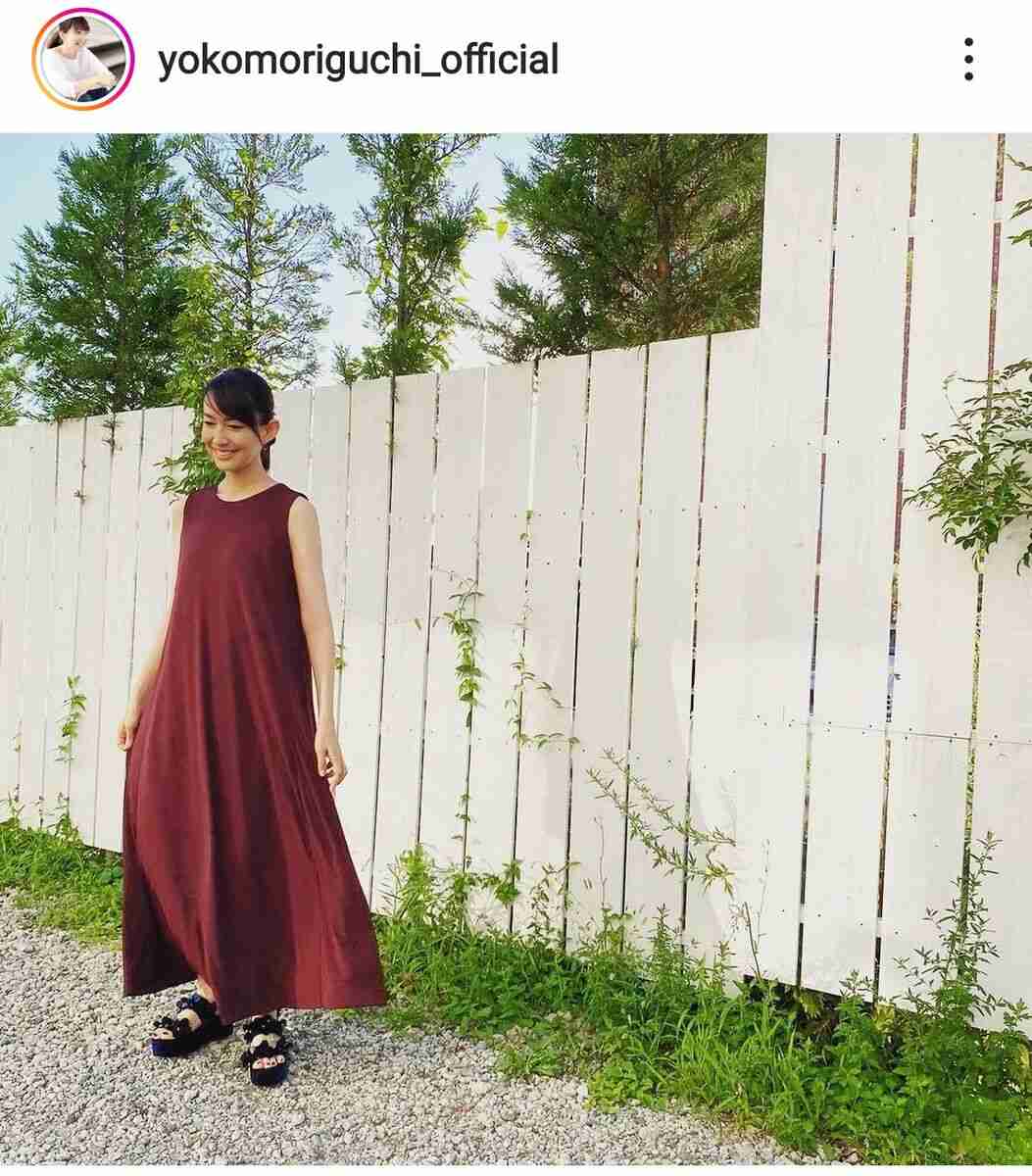 森口瑤子、ポニテ＆ノースリワンピの私服姿に「いつまでもかわいい」と驚きの声
