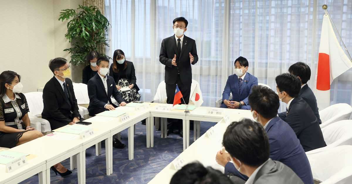 台湾与党議員が自民青年局と会談　安倍元首相弔問 - 産経ニュース