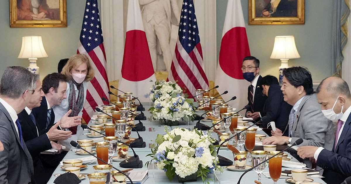 日米外相が会談　台湾海峡安定の重要性を強調 - イザ！