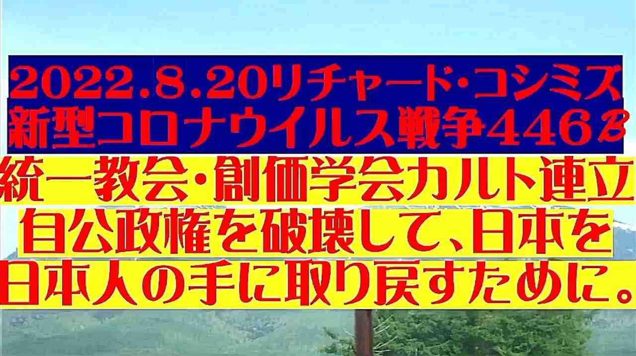 【2022年08月20日：リチャード・コシミズ Internet 講演（ 改良版 ）】 - ニコニコ動画