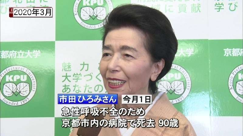 緑茶CMで話題…市田ひろみさん死去　服飾評論家、「京女」体現