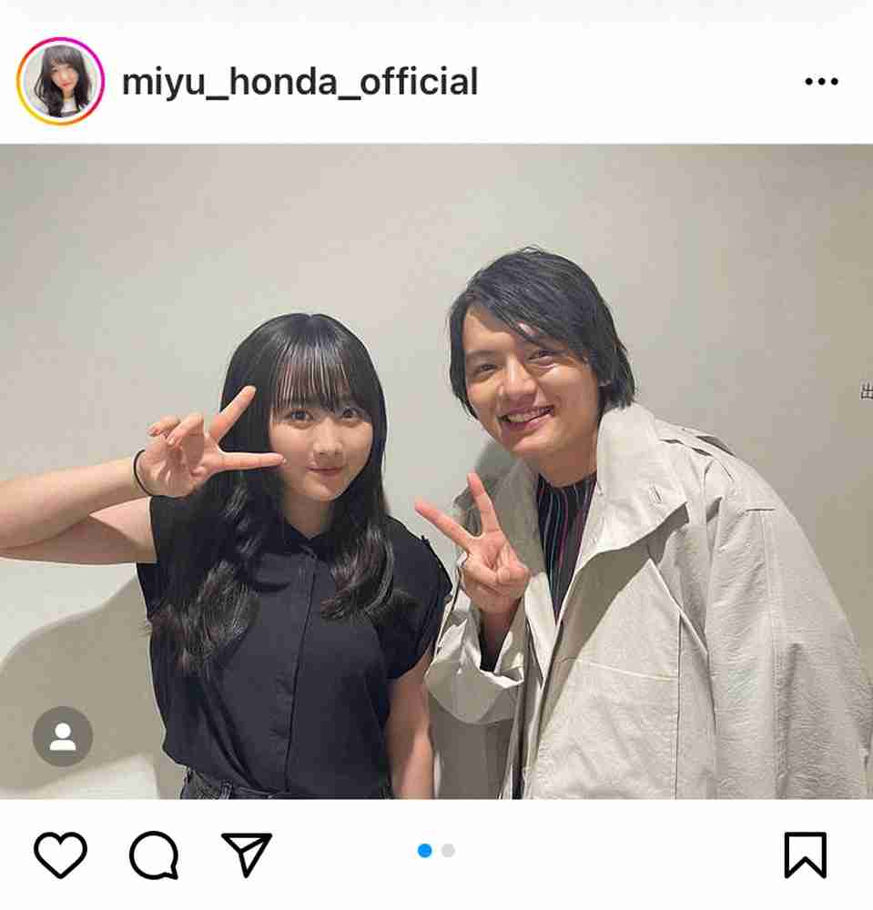 本田望結　「9年ぶりのはまたつ」濱田龍臣との久々2ショット　子役時代の2人の姿に「懐かしい」の声