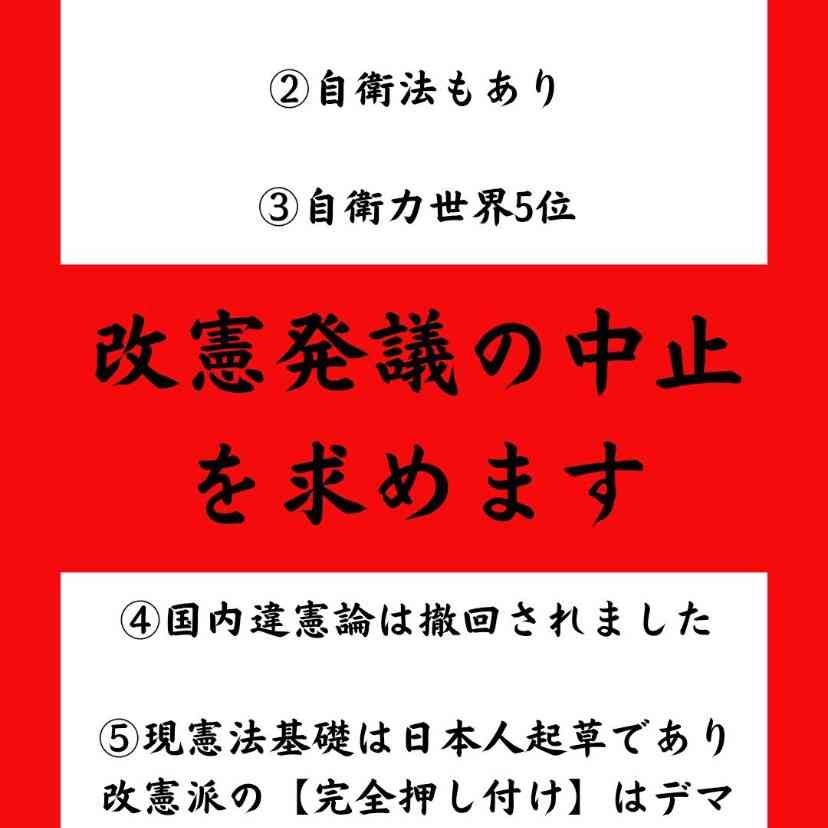 国民投票に持ち込んではいけない。 | 自分の身は、自分で守る。