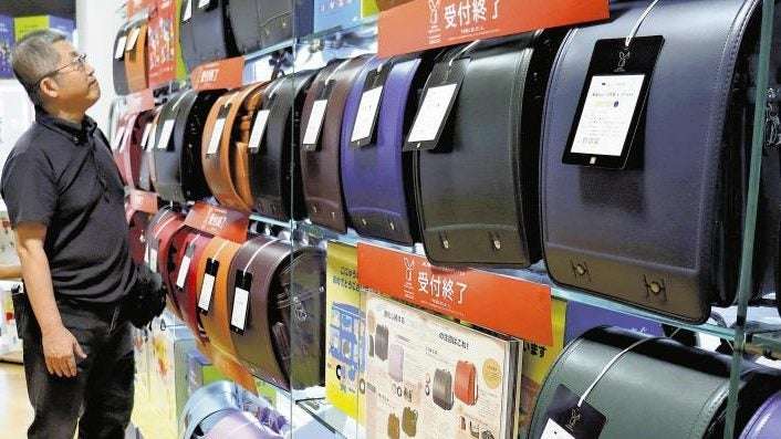 再来年春入学、早くも「ラン活」スタート…「インスタ映え」ピスタチオ色やグレージュ色も人気