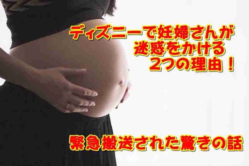 ディズニーで妊婦さんが迷惑をかける2つの理由！緊急搬送された驚きの話 | ディズニー裏マニア