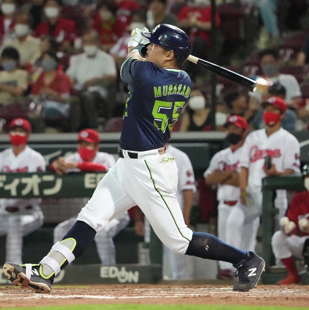 またも快挙!ヤクルト・村上が史上最年少40号！意地のソロで自身初大台　球団最速100打点に王手― スポニチ Sponichi Annex 野球