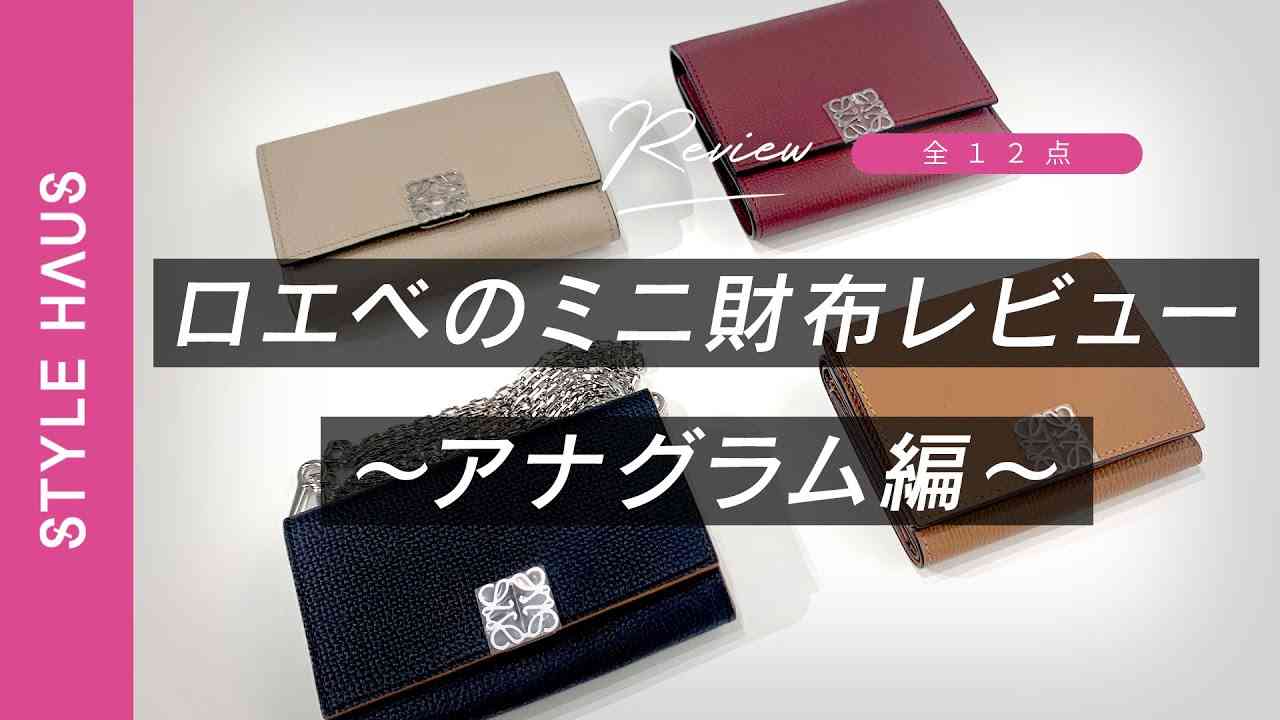 大検証！ロエベのミニ財布って使いやすい!?人気のLOEWE(ロエベ)ミニ財布を12点買って使いやすさを本気レビュー《中編》アナグラムウォレット｜BUYMA購入品紹介 - YouTube