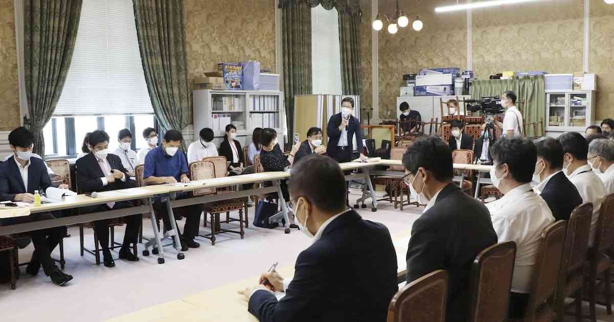 旧統一教会に「解散命令」を　立憲民主党・安住氏: 日本経済新聞