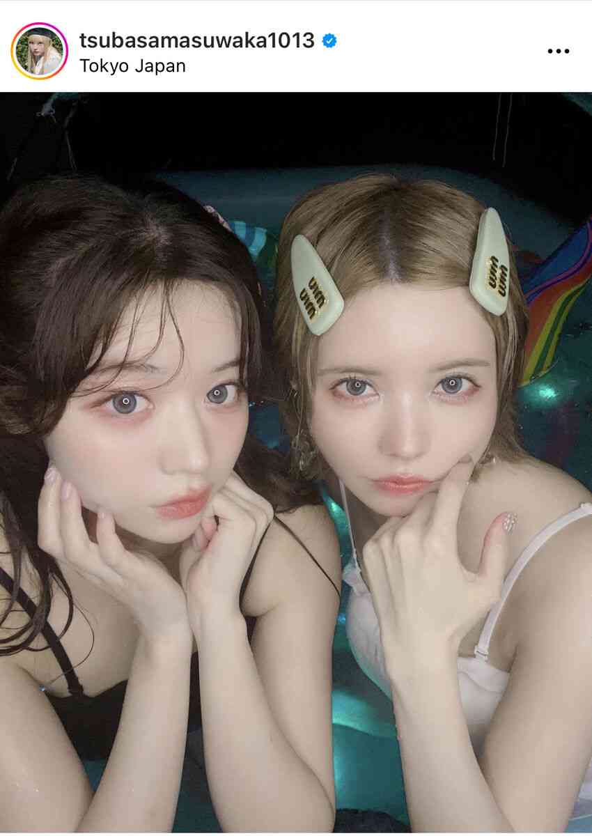 益若つばさ、自宅で手作りナイトプール！本格的な光景にフォロワーも「映えプール」「幻の美しさ」と称賛