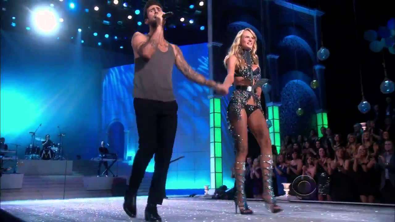 Maroon 5 Moves Like Jagger LIVE HD (Victoria's Secret Fashion Show 2011-Anne Vyalitsyna&Adam Levine) - YouTube