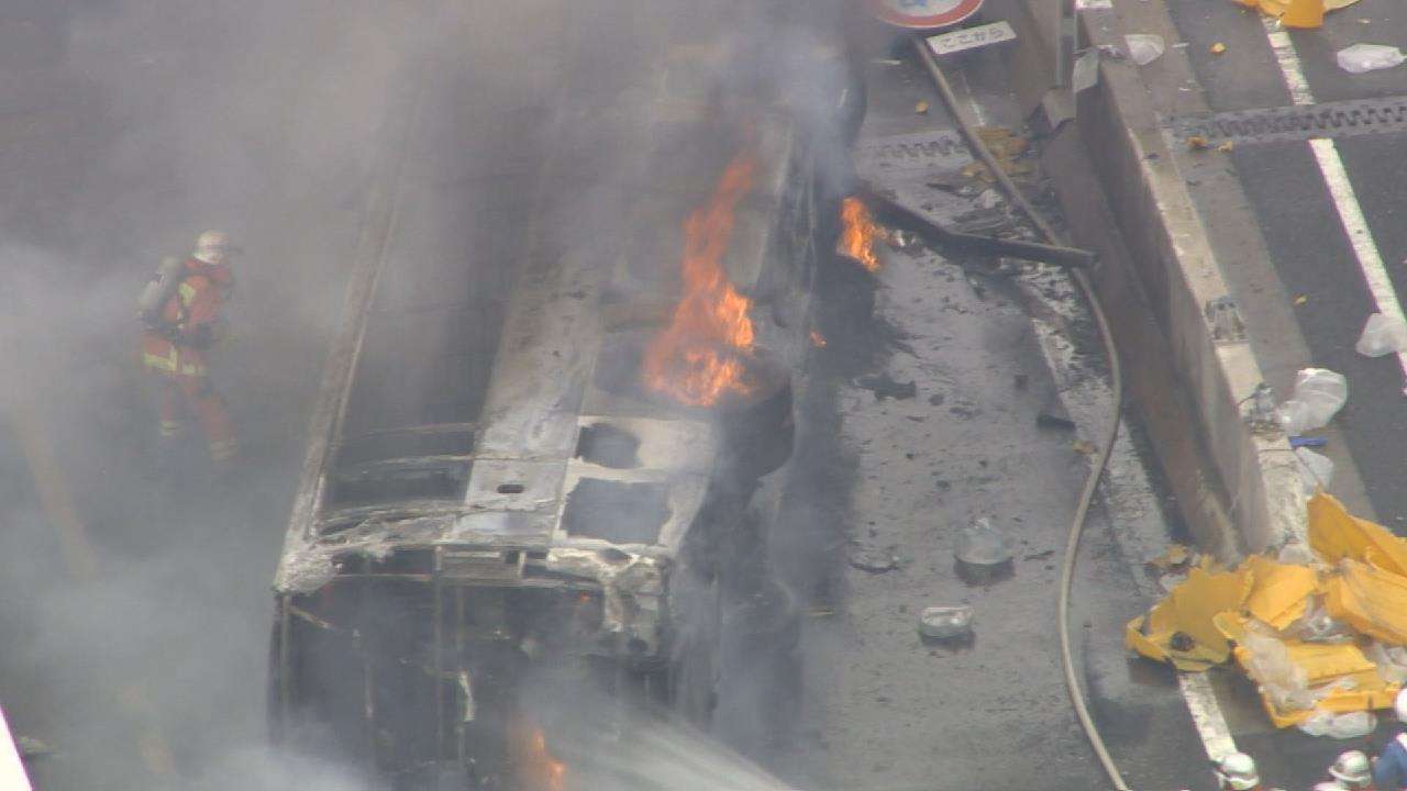 名古屋高速バス横転事故　死亡した2人の身元判明　バス運転手と名古屋空港ビルディング社長