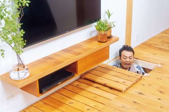 アンガールズ田中が驚いた！間口3mの細長い敷地をフル活用した住まい