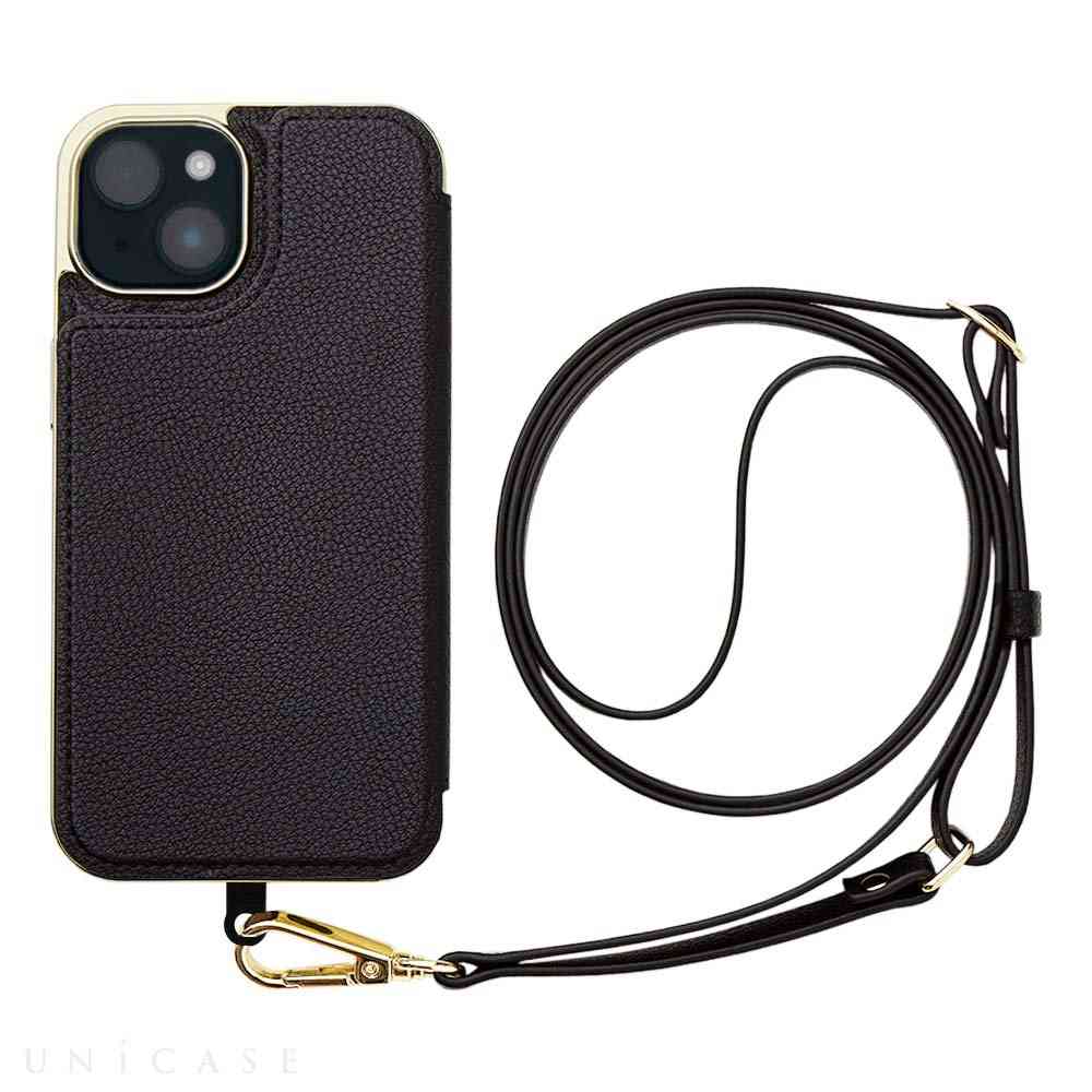 【iPhone14/13 ケース】Cross Body Case Duo (black) MAELYS LOUNA | iPhoneケースはUNiCASE
