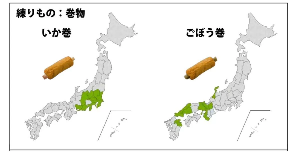 「ちくわぶ」を食べる都道府県は? 紀文がおでん種の地域性を地図化