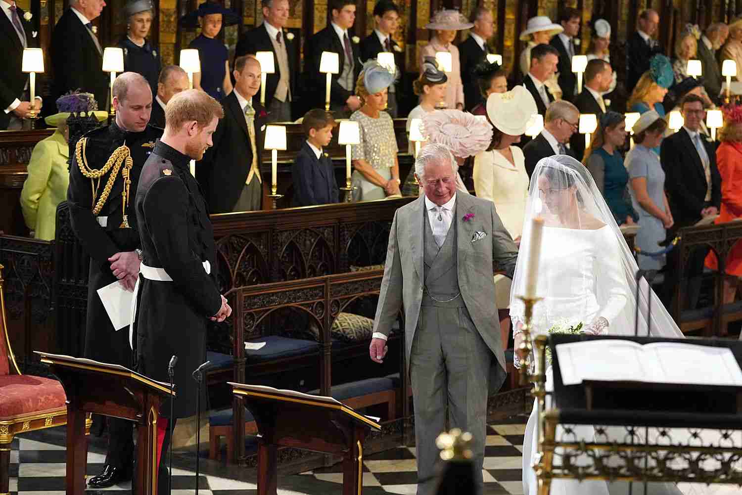 King Charles Displays Meghan Markle and Prince Harry Wedding Photo