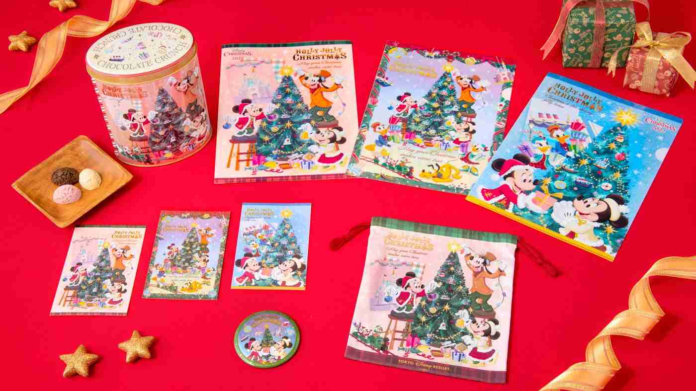 東京ディズニーランド＆シー「ディズニー・クリスマス」グッズ＆フード公開、ツリーのポップコーンバケットなど