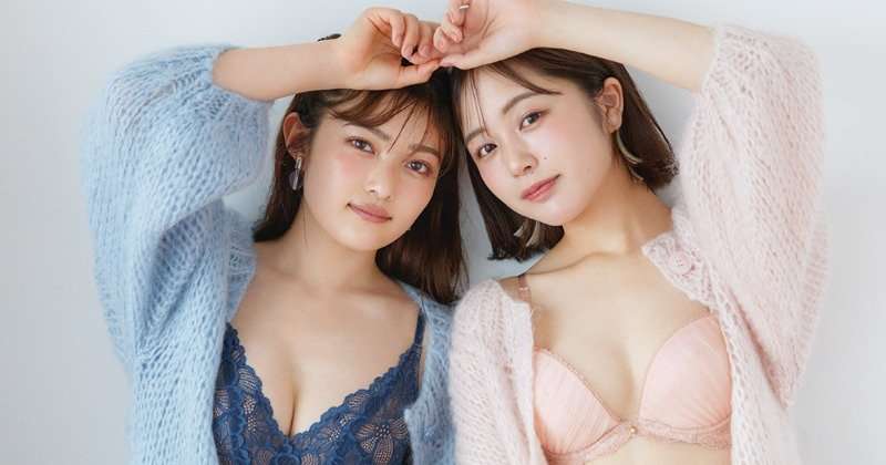 井上咲楽＆なえなの、ランジェリー姿の新ビジュ「自然に盛れます！」  | ORICON NEWS
