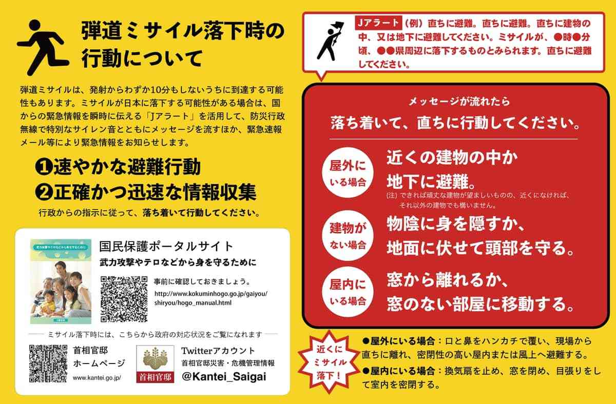 ミサイル到達まで「1分でも助かる可能性ある」　Jアラート、本当の問題と改善策とは？専門家に聞く（J-CASTニュース） - Yahoo!ニュース