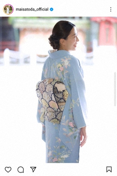 里田まい　3歳娘の七五三「母も楽しみました」　自身の着物姿披露に「とても美しい」「お綺麗です」の声― スポニチ Sponichi Annex 芸能