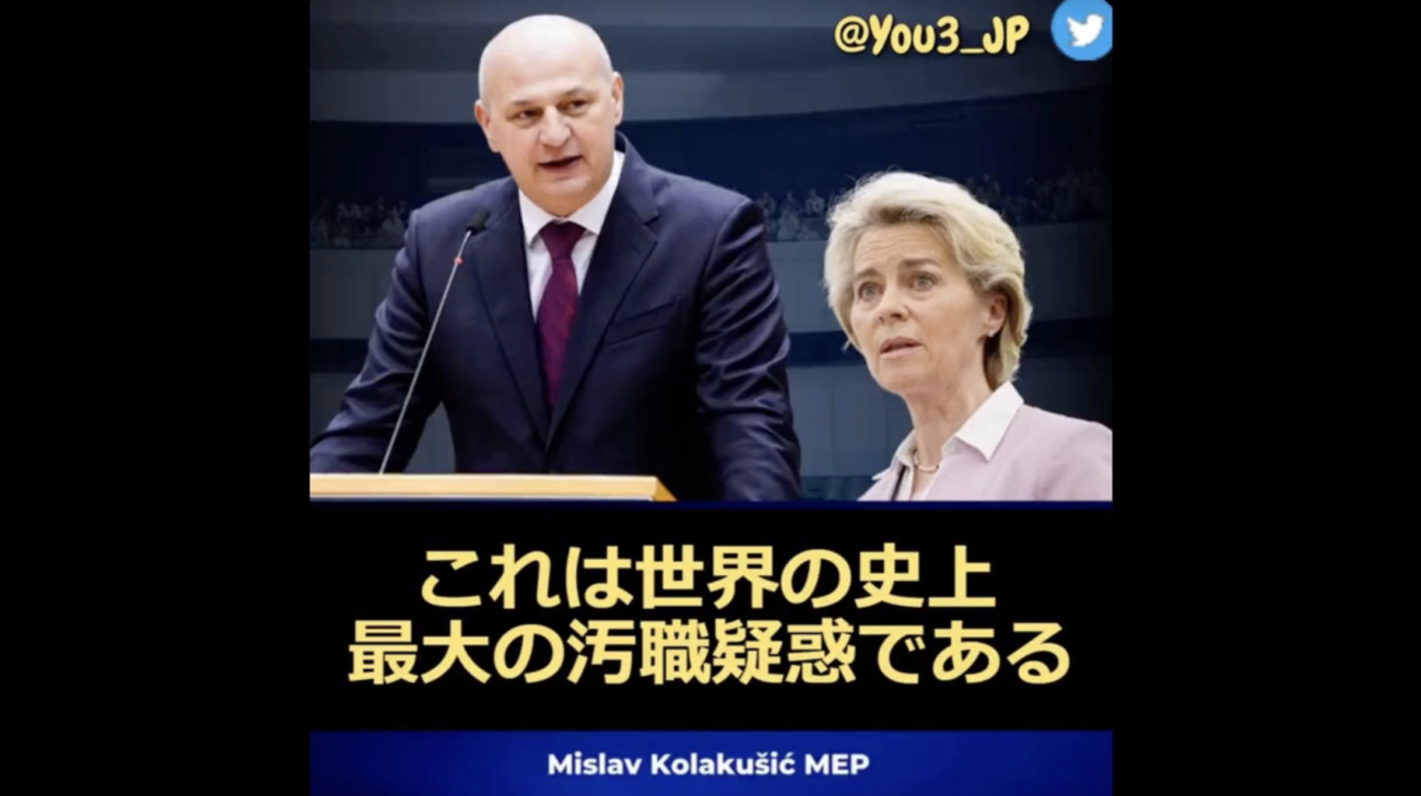 欧州議会議員が「欧州市民4億5000万人に対して、有効性も有害性も分からないコロナワクチンを45億回分調達した」として欧州委員会委員長を糾弾　ファイザー社に25億ユーロの返還を要求  |  RAPT理論+α