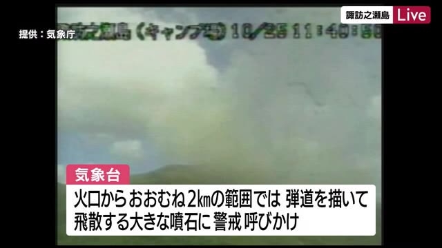諏訪之瀬島で震度３を観測する地震相次ぐ　今後の火山活動に注意を　鹿児島（鹿児島ニュースＫＴＳ） - Yahoo!ニュース