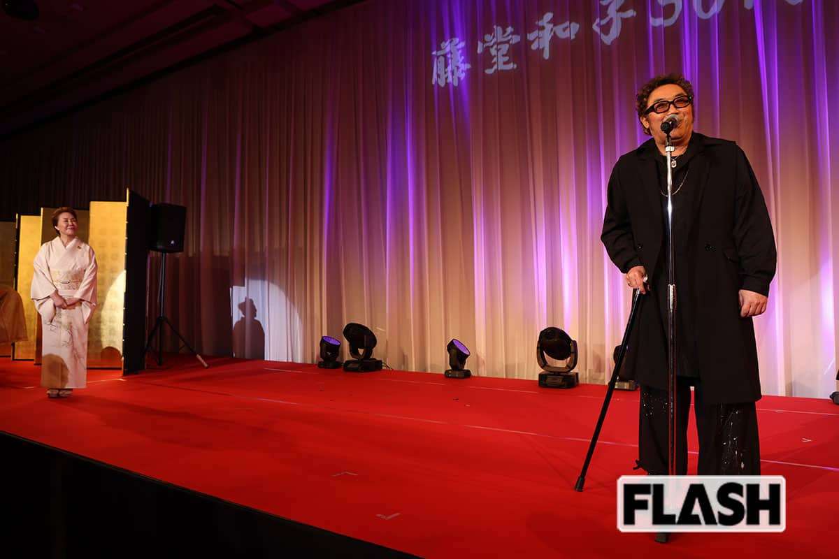 高島礼子、酒井法子、尾上菊五郎、コロッケ…クラブ界の“総理大臣”藤堂和子ママのパーティーに豪華メンバー2000人がずらり！