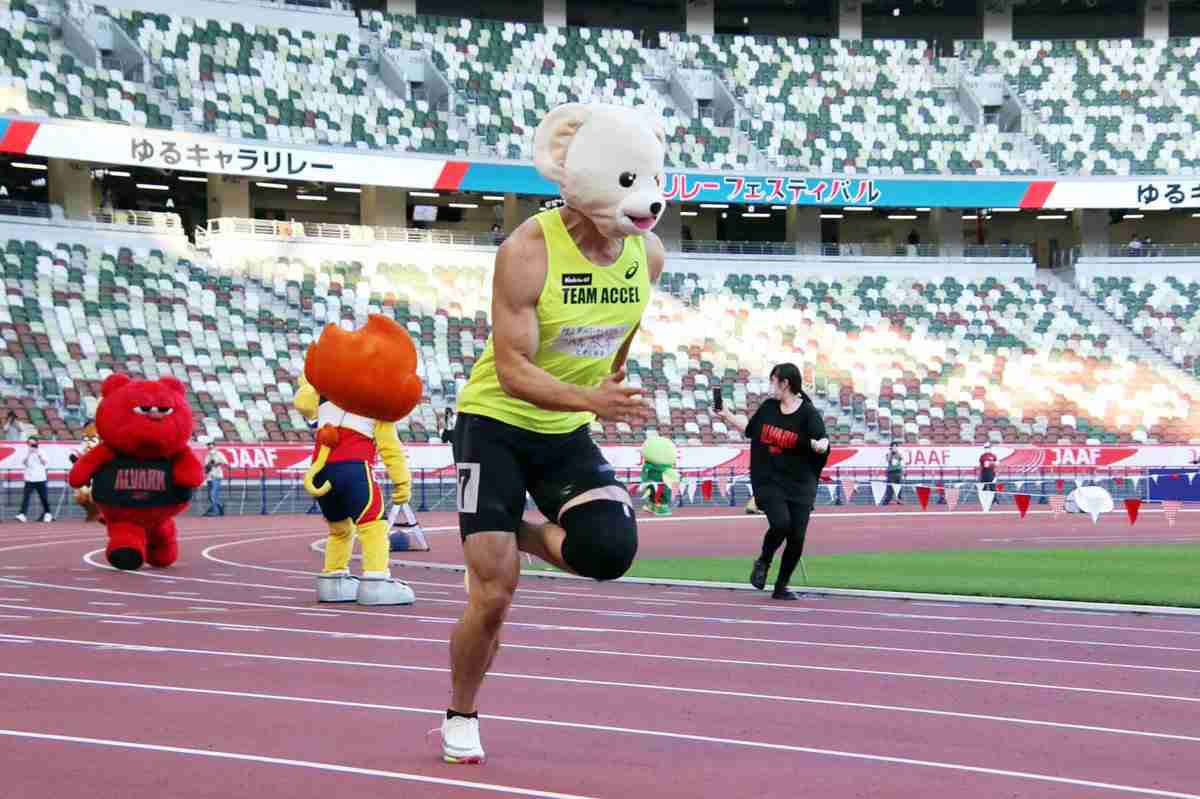 ゆるキャラ25体が国立競技場でリレー競走！「コロナ禍で活躍の場がない…」ゆるキャラたちが参戦した“絶対負けられない戦い”