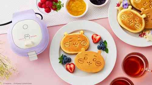 “ちいかわの顔”家で焼き放題、パンケーキメーカー発売