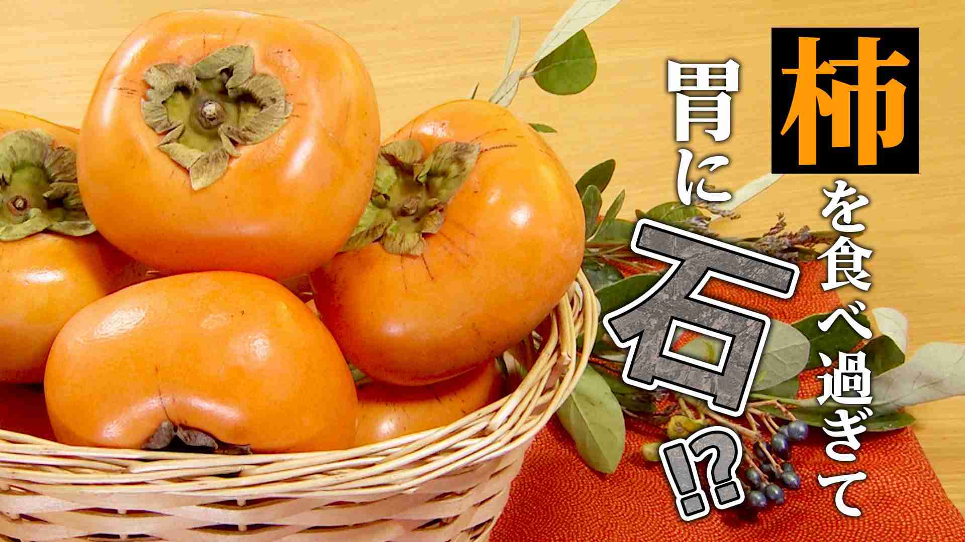 柿を食べ過ぎて緊急手術...！？ 柿胃石症ってご存知ですか | TBS NEWS DIG