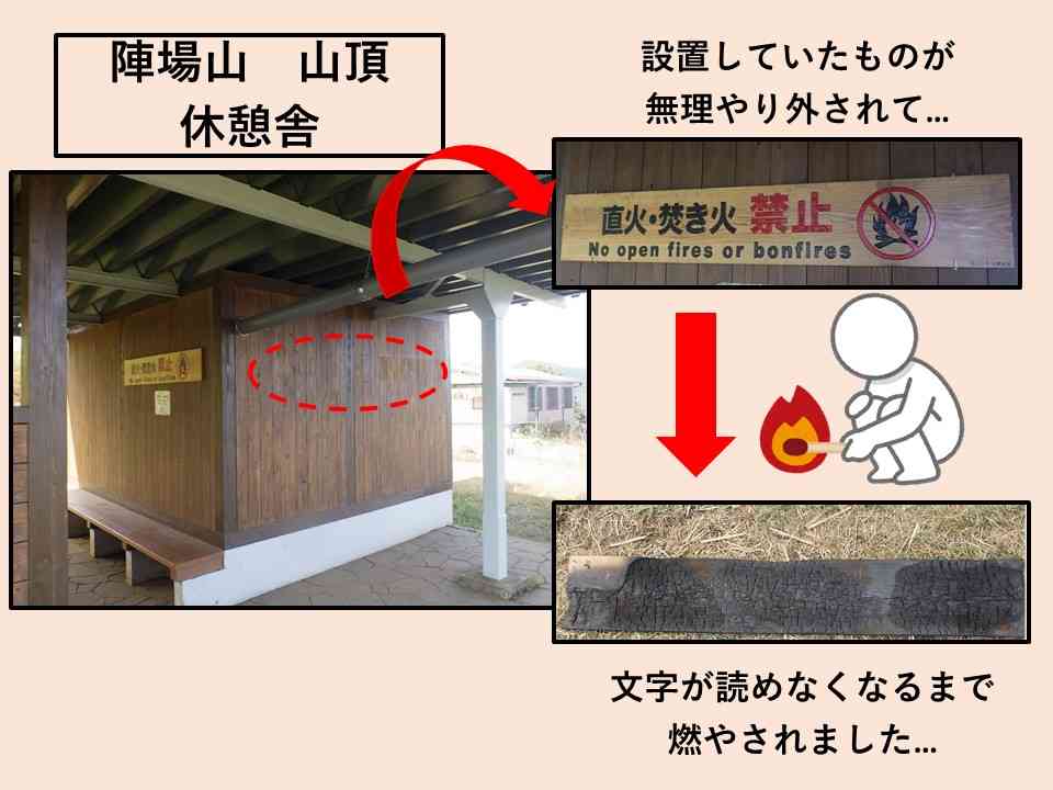 「焚き火禁止」看板、無理やり外され燃やされる　東京都「とても悲しい」「極めて悪質」警察に相談へ