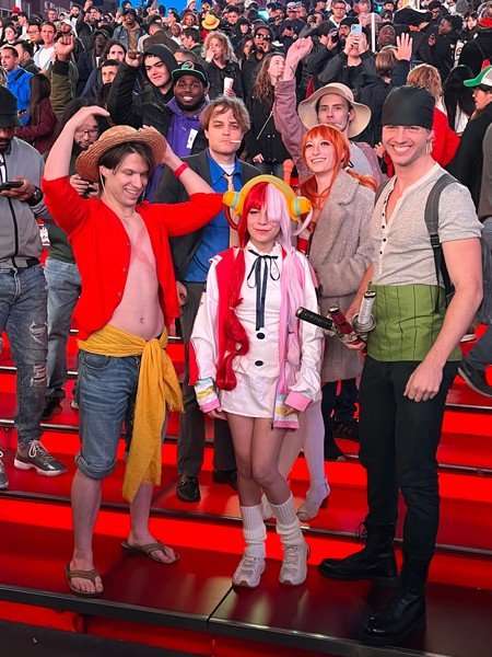 NYが真っ赤に!「ONE PIECE FILM RED」がジャック