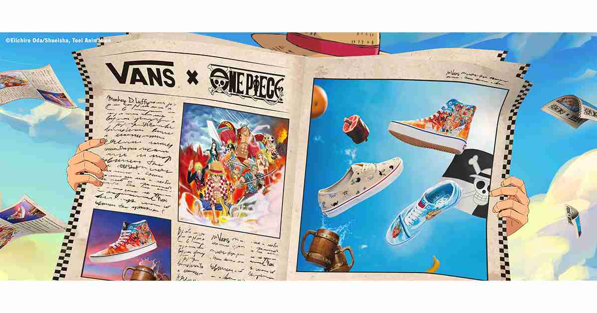 「ヴァンズ」がアニメ「ワンピース」と初コラボ　芸人くっきー！が描いたチョッパーも - WWDJAPAN