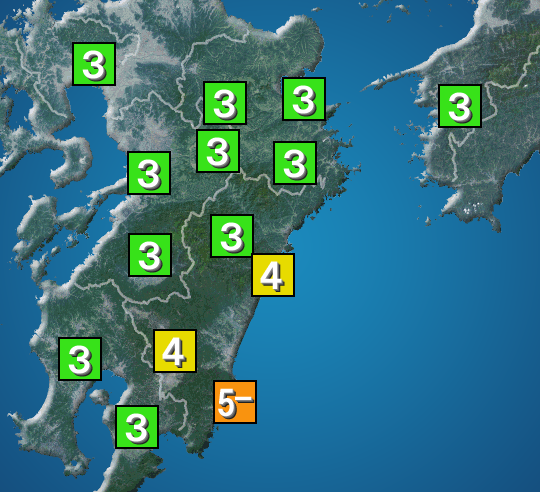宮崎県で震度5弱の地震発生 | ウェザーニュース