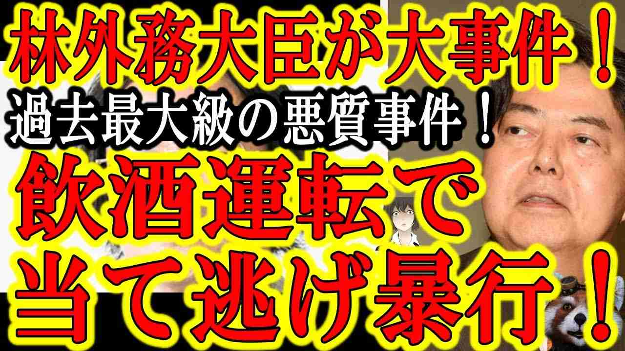 【リンホウセイ大事件！林芳正外務大臣が『飲酒運転！当て逃げ！被害者へ秘書が暴行で被害届！』悪徳政治家のフルコンボだぁ！】門田隆将が大暴露！過去最大の超悪質事件！山口県のリンホウセイ一派が全力で揉み消し - YouTube