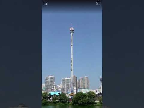 Gyro Drop Tower Korea (original footage) - YouTube