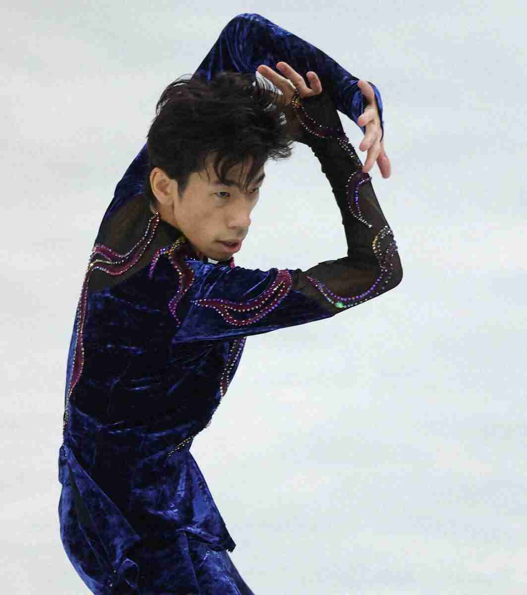 織田信成、3247日ぶり現役復帰 フリー146・05点でV!4回転トーループ転倒も3回転半2度着氷