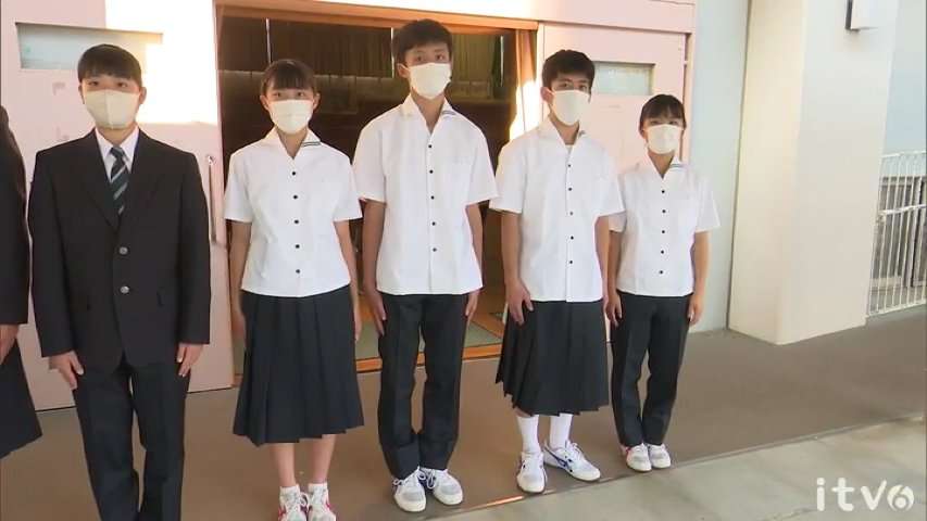 男子もスカート選択可能に 中学校で「ジェンダーフリー」制服お披露目 愛媛・四国中央 | 愛媛のニュース - Nスタえひめ｜あいテレビは6チャンネル