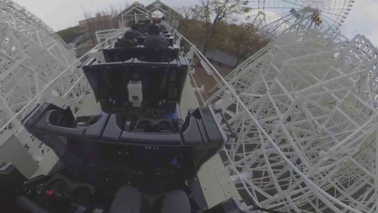白鯨  360度ライド動画 あまりの迫力に2:00過ぎに呆然となっております…。ナガシマスパーランド nagashimaspaland - YouTube