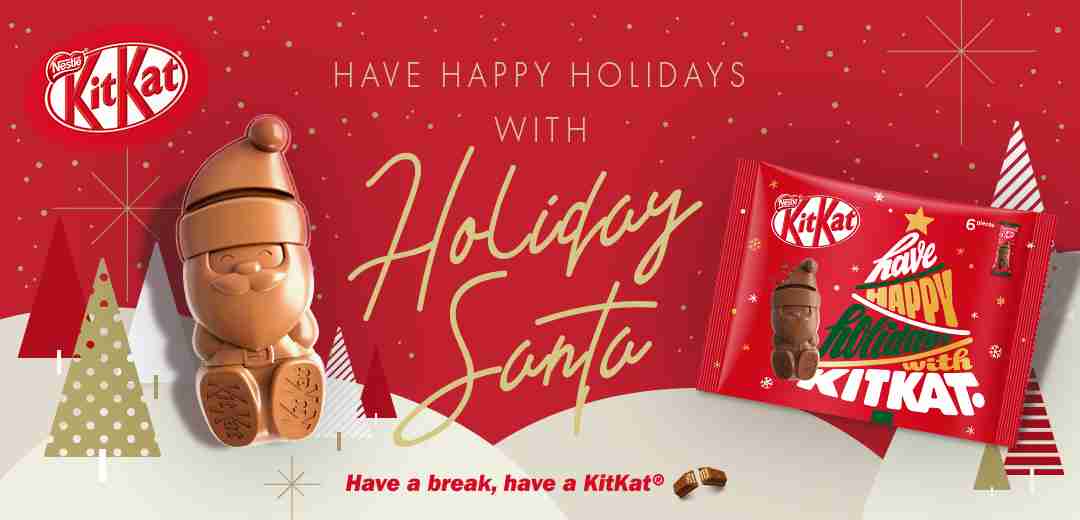 クリスマスにぴったり！ “サンタ型キットカット”「キットカット ホリデイサンタ」発売 - GAME Watch