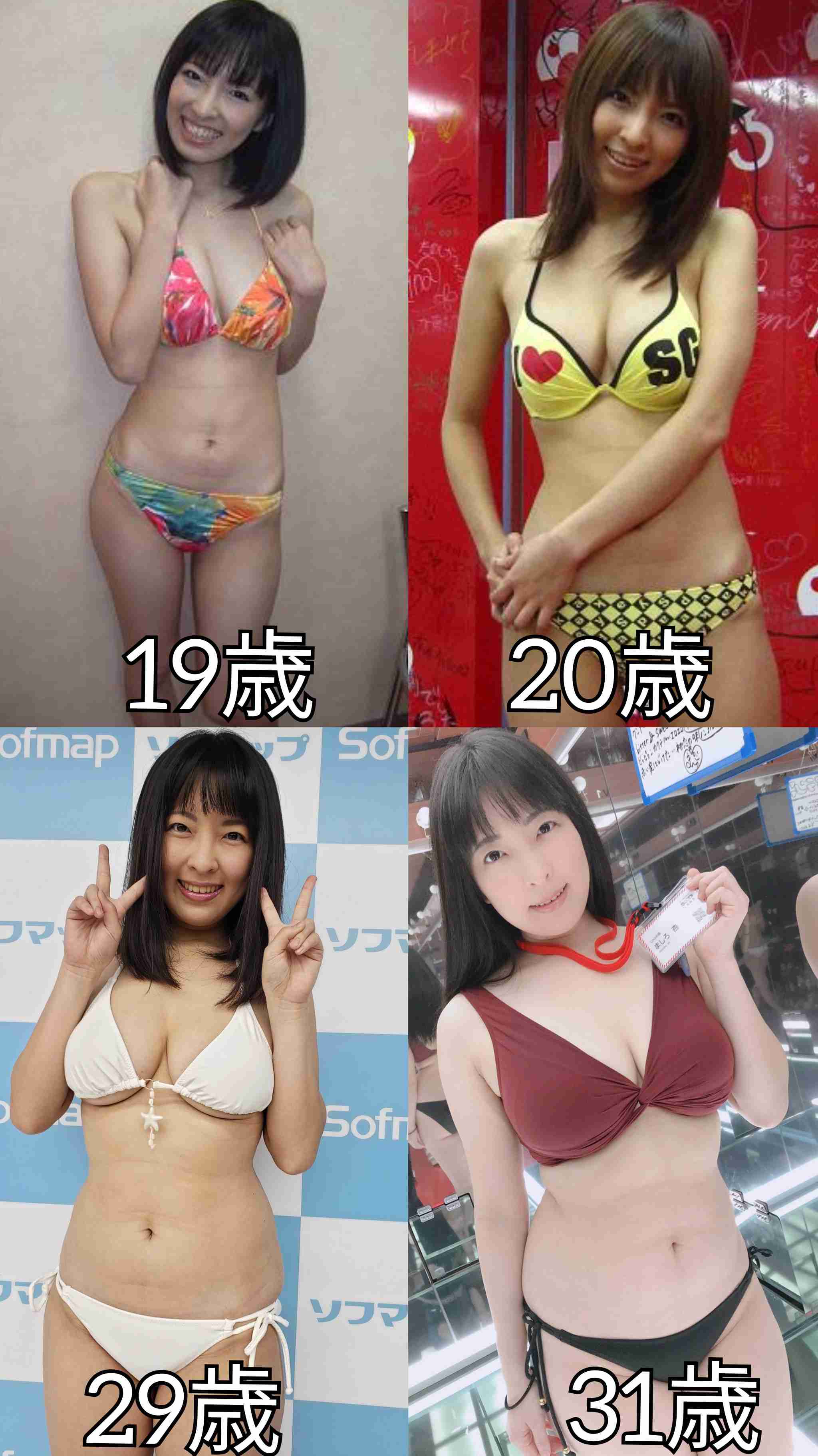 若いときのヘアスタイルと今現在のヘアスタイルはかなり違いますか？それとも変わらない？