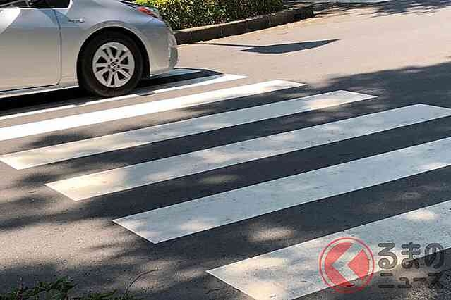 「信号なしの横断歩道」いまだ6割の車が止まらず！ 県ごとの差が鮮明に JAFが全国調査結果を公表