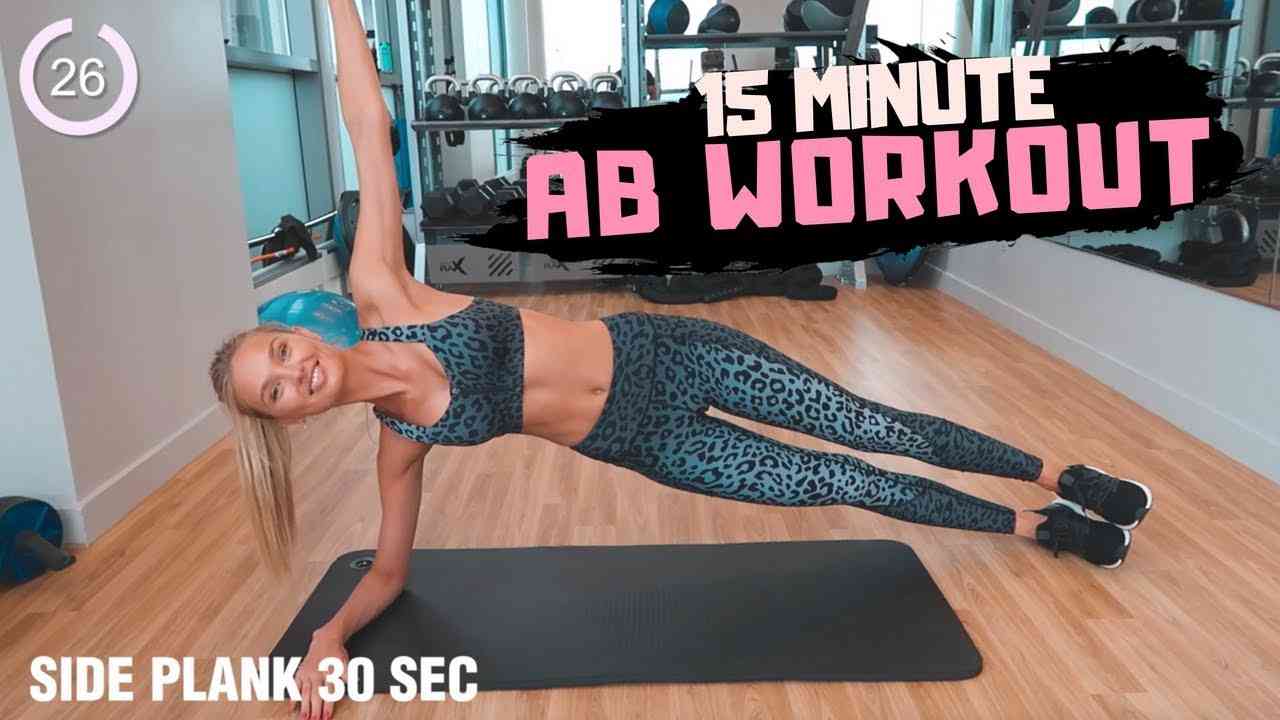 15 Minute AB Workout - Fitness Series With Romee Strijd - YouTube