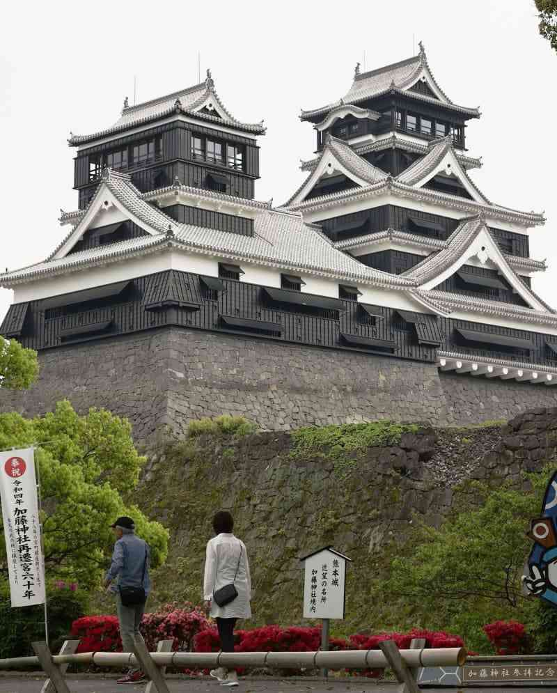 熊本城の完全復旧は52年度に　石垣の新工法検討が難航